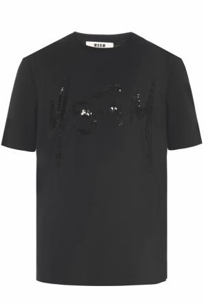 T-shirt with logo, zdjęcie 1 T-shirt with logo od MSGM